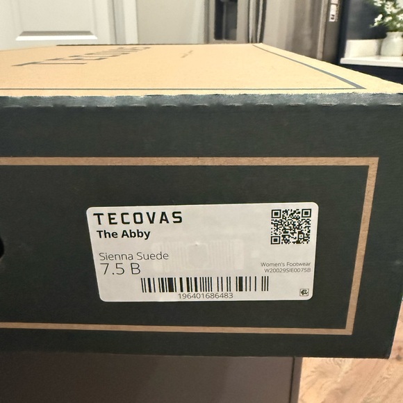 Tecovas Tan Suede Heeled Boots - Picture 6 of 9